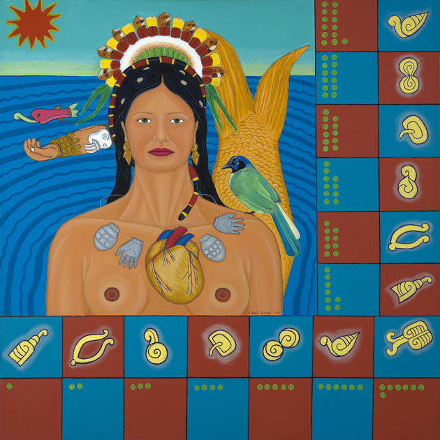 “Codex de Coyolxauhqui como Sirena” 1999