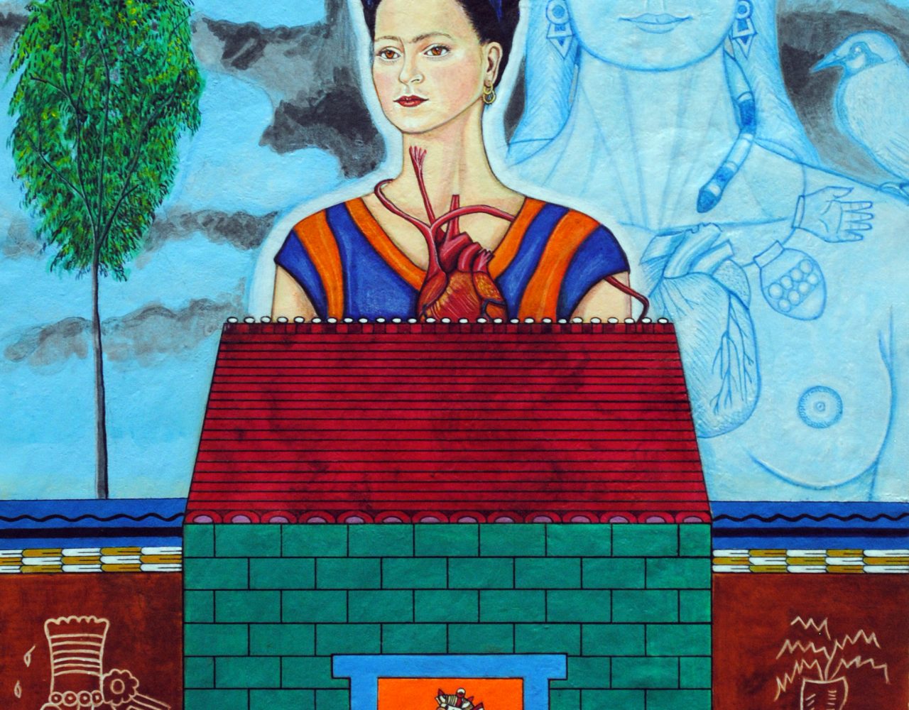 “Mujeres Nobles Series: Frida con Tezcatlipocay Coyolxauhqui” 2015