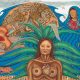“Cihuateteo con Coyolxauhqui y Guadalupe” 1996