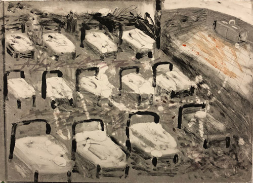 “Dream Series: Las Camas” 1982