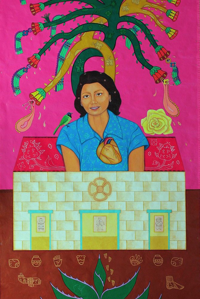 Mujeres Nobles Series: Frances con el Arbol de la Vida” 2011