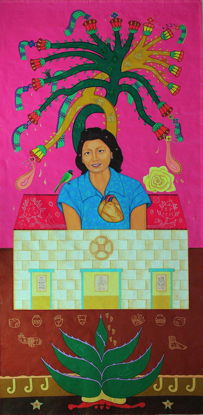 “Mujeres Nobles Series: Frances con el Arbol de la Vida” 2011