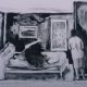 “Dream Series: Mother Looks on While Vulture Preys on Us, III” 1982