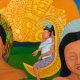 “Details on Mujeres de Nepantla: Coyolxauhqui” 1995