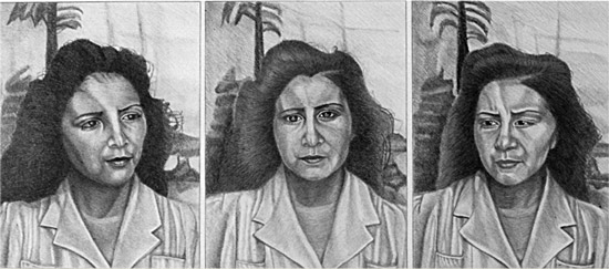 “Three Portraits of Mother” 1980